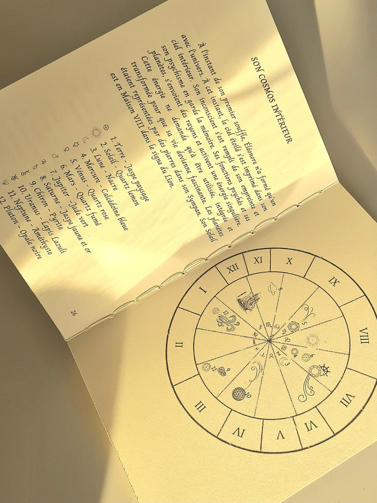 Livret Sympan Enfant — lecture astrologique symbolique du ciel de naissance, transmise avec finesse et amour