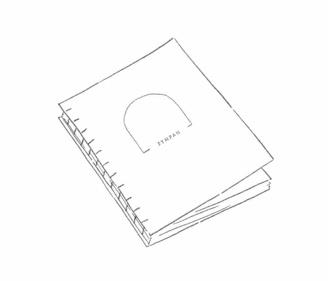 Carnet Vibrato accompagnant le Sympan Union, lecture poétique de la partition céleste du couple.